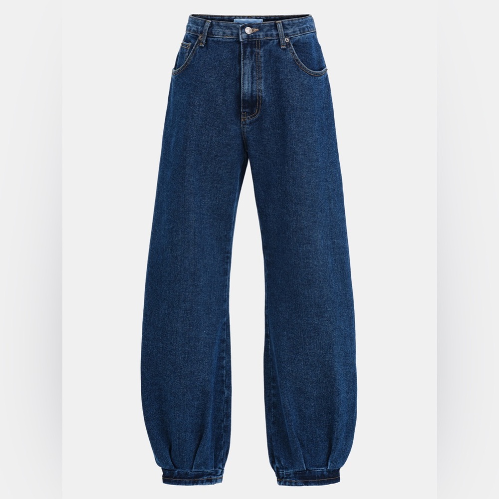 NWT Source Unknown Balloon Pants in Blue, Size M - Picture 4 of 5